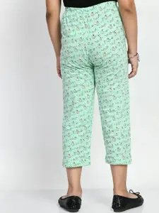 BAESD Girls Pack Of 5 Printed Cotton Lounge Pants