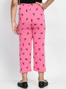 BAESD Girls Pack Of 5 Printed Pure Cotton Lounge Pants