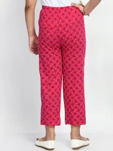 BAESD Girls Pack Of 4 Printed Pure Cotton Lounge Pants