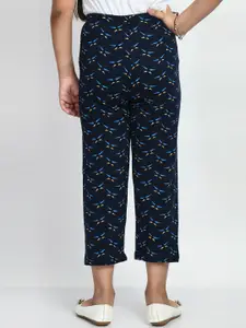 BAESD Girls Pack Of 5 Printed Pure Cotton Lounge Pants