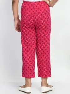 BAESD Girls Pack Of 4 Printed Pure Cotton Lounge Pants