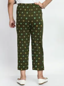 BAESD Girls Pack Of 4 Conversational Printed Pure Cotton Lounge Pants
