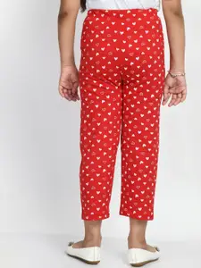BAESD Girls Pack Of 4 Conversational Printed Pure Cotton Lounge Pants