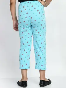 BAESD Girls Pack Of 5 Printed Pure Cotton Lounge Pants