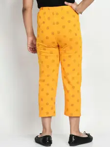 BAESD Girls Pack Of 4 Printed Pure Cotton Lounge Pants