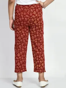 BAESD Girls Set Of 5 Printed Cotton Lounge Pants