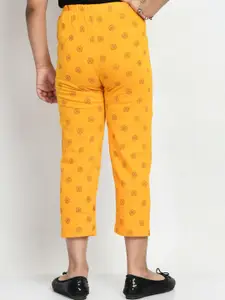 BAESD Girls Pack Of 4 Printed Pure Cotton Lounge Pants