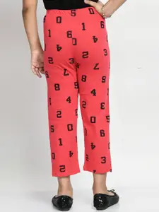 BAESD Girls Pack Of 5 Printed Pure Cotton Lounge Pants