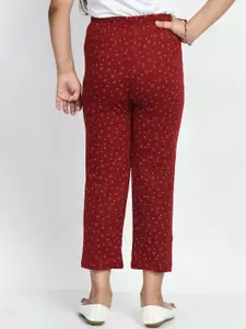 BAESD Girls Pack Of 4 Printed Pure Cotton Lounge Pants