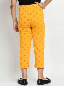 BAESD Girls Pack Of 4 Printed Pure Cotton Lounge Pants