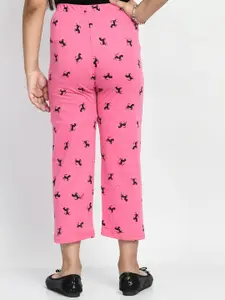 BAESD Girls Pack Of 5 Printed Pure Cotton Lounge Pants