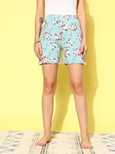 ETC Women Floral Printed Lounge Shorts