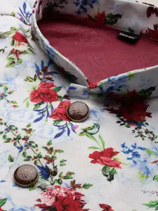 SHOWOFF Floral Printed Nehru Jackets