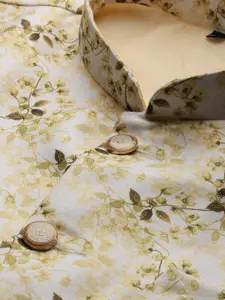 SHOWOFF Floral Printed Mandarin Collar Nehru Jackets
