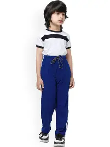 IndiWeaves Boys Pack Of 3 Mid-Rise Regular-Fit Pure Cotton Track Pants