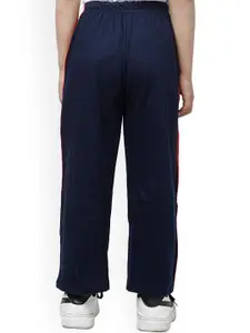 IndiWeaves Boys Mid-Rise Regular-Fit Pure Cotton Track Pants