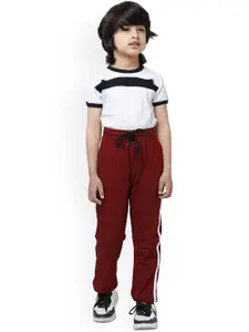 IndiWeaves Boys Pack Of 3 Pure Cotton Track Pants