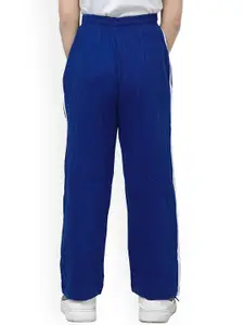 IndiWeaves Boys Mid-Rise Regular-Fit Pure Cotton Track Pants