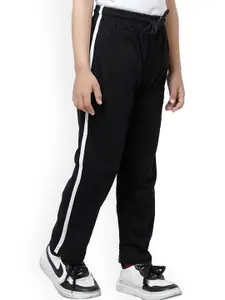 IndiWeaves Boys Pack Of 3 Mid-Rise Pure Cotton Track Pants