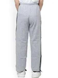 IndiWeaves Boys Mid-Rise Regular-Fit Pure Cotton Track Pants