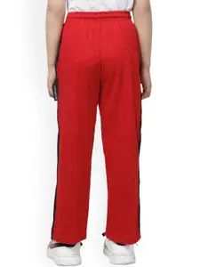 IndiWeaves Boys Pack Of 2 Mid-Rise Regular-Fit Pure Cotton Track Pants