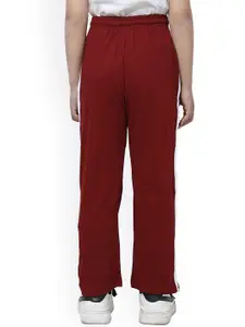 IndiWeaves Boys Pack Of 2 Mid-Rise Regular-Fit Pure Cotton Track Pants