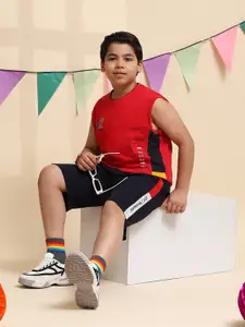 Monte Carlo Boys Printed T-shirt with Shorts