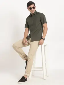 Turtle Relaxed Slim Fit Cotton Casual Shirt