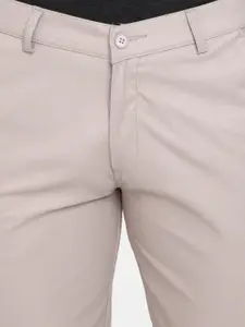 V-Mart Men Mid Rise Cotton Trousers