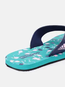 ADIDAS Women Cloudfoam W Floral Printed Thong Flip-Flops