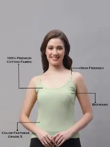 Friskers Non-Padded Pure Cotton Skin Friendly Camisole