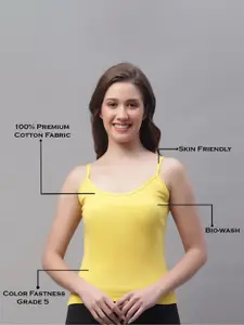 Friskers Non-Padded Skin-Friendly Pure Cotton Camisole