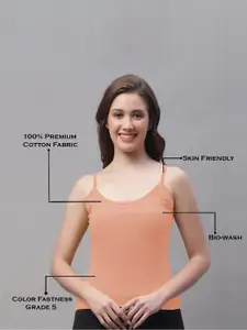 Friskers Non-Padded Pure Cotton Skin Friendly Camisole