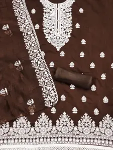 KALINI Ethnic Motifs Embroidered Unstitched Dress Material