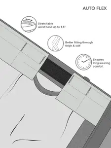 Arrow New York Men Super Slim Fit Autoflex Trousers