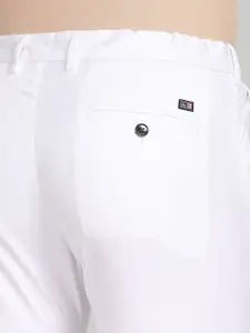 Arrow Sport Men Mid Rise Low-Rise Bronson Slim Fit Solid Cotton Chinos