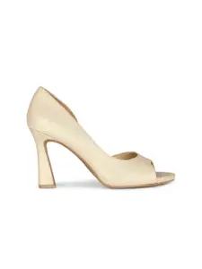 Naturalizer Hardy Leather Slim Peep Toes