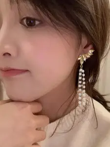 SALTY Tasseled Drop Earrings