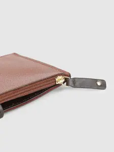 Hidesign Women Abstract Textured Leather Two Fold Wallet