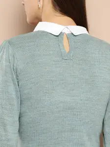 Chemistry Shirt Collar Pullover