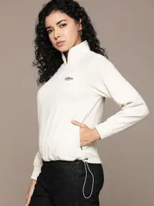 The Roadster Lifestyle Co. Fleece Hem with Toggle Sweatshirt