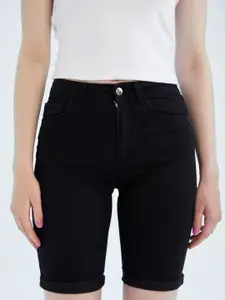 DeFacto Women Mid-Rise Denim Shorts