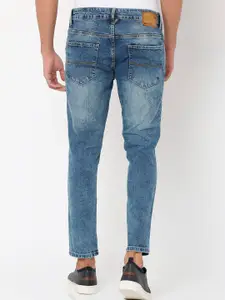 Mufti Men Slim Fit Heavy Fade Clean Look Whiskers Stretchable Jeans