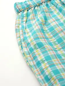 DressBerry Checked Pure Cotton Night Suit