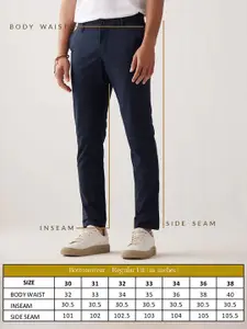 Andamen Men Ultra Regular Fit Mid-Rise Pleated Trousers