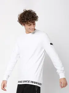 Mufti Men Solid Pure Cotton Sweatshirt