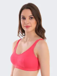 POOJA RAGENEE Full Coverage Non Padded Super Support Cotton Sports Bra