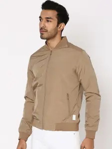 Mufti Stand Collar Lightweight Bomber Jacket