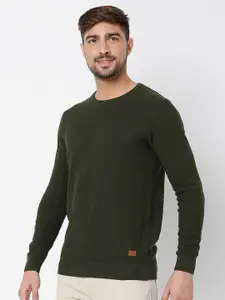 Mufti Round Neck Pure Cotton Sweatshirt