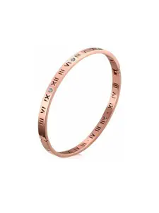 MYKI Women Rose Gold-Plated Kada Bracelet